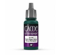Vallejo Extra Opaque 17 ml Acrylic Paint - Heavy Blackgreen