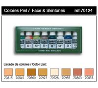 Vallejo Face Skin Model Color Acrylics Set # 70124