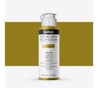 Vallejo : Fluid Artist Acrylic Paint : 100ml : Green Gold