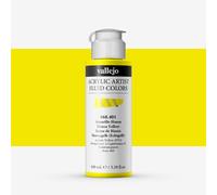 Vallejo : Fluid Artist Acrylic Paint : 100ml : Hansa Yellow