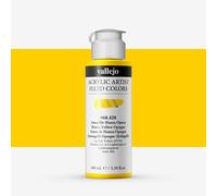 Vallejo : Fluid Artist Acrylic Paint : 100ml : Hansa Yellow Opaque