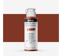 Vallejo : Fluid Artist Acrylic Paint : 100ml : Mars Red