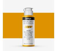 Vallejo : Fluid Artist Acrylic Paint : 100ml : Nickel Azo Yellow