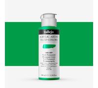 Vallejo : Fluid Artist Acrylic Paint : 100ml : Permanent Green