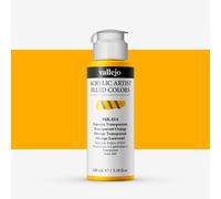 Vallejo : Fluid Artist Acrylic Paint : 100ml : Transparent Orange