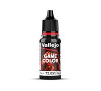 Vallejo Game Color 17 ml Acrylic Paint - Black