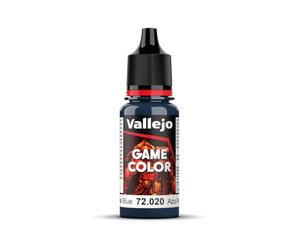 Vallejo Game Color Acrylic Paint, Imperial Blue, 18 ml, Self-Leveling, BSL System, Matte Finish for Miniatures and Models