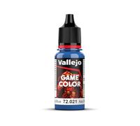Vallejo Game Color Acrylic Paint, Water-Based, Matte Finish for Fantasy Figures and Wargames, 18 ml Dropper Bottle, Magic Blue