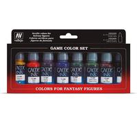 Vallejo Game Color Games Ink Acrylic Paint Set Assorted Colours Pack of 8