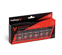 Vallejo Game Color Acrylic Paint Set, 8 Transparent Inks in 18 ml Bottles with Droppers for Shading Effects and Washes for Fantasy and Wargames
