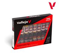 VAL72189 - AV Vallejo Game Color Set - Leather & Metal (x16)