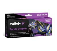 Vallejo AV Game Color Set - Purple Dragons (x8)