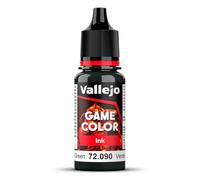 Vallejo Game Ink 17 ml Acrylic Paint - Inky Black Green