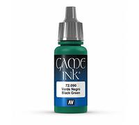 Vallejo Game Ink 17 ml Acrylic Paint - Inky Black Green