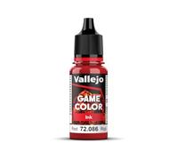 Vallejo Game Ink 17 ml Acrylic Paint - Inky Red