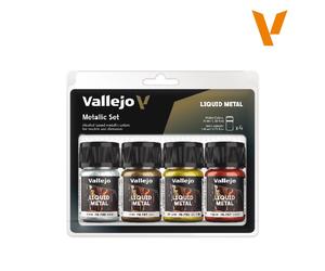 Vallejo Liquid Metal - Metallic Set - 70.199