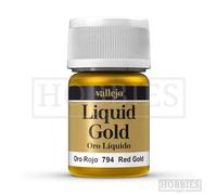 Createx Vallejo Model Color – Red Gold – Metals 35 ml – Package may vary