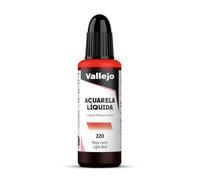 Vallejo Liquid Watercolor 33220 Light Red (32ml)