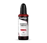 Vallejo Liquid Watercolor 33230 Deep Red (32ml)