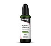 Vallejo Liquid Watercolor 33560 Gold Green (32ml)