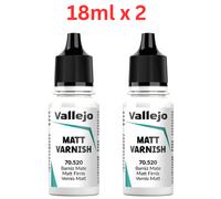 Vallejo Matt Varnish Water-Based Acrylic Finish 18ml for Model Painting & Crafts