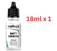 Createx Vallejo Matt Varnish – Water-based, Non-toxic, Quick-drying – 18 ml