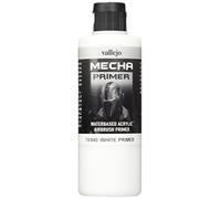 Vallejo 200 ml "AV Mecha Color" Acrylic Airbrush Colour - White Primer