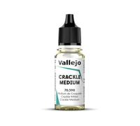 Vallejo Medium Craquelar, Clear Crackle Effect Medium for Acrylic Paints, 18 ml Bottle, Ideal for Mixed Media and Textured Art Projects