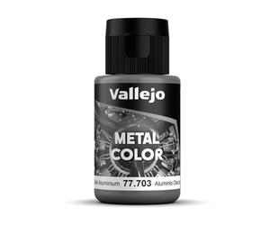 Vallejo Metal Color Acrylic Paint, Realistic Metallic Finish, 32 ml for Airbrush, Ideal for Model Making and Miniatures
