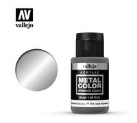Acrylicos Vallejo VJ77703 32 ml"Dark Aluminium" Metal Color