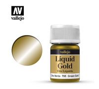 Vallejo Model Acrylic Paint 70795 Liquid Green Gold Alcohol VALLEJO