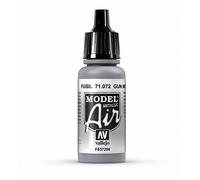Vallejo Model Air 17 ml Acrylic Paint - Gun Metal