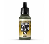 Vallejo Model Air 17 ml Acrylic Paint - Medium Green
