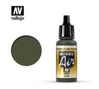 Vallejo Model Air Acrylic Airbrush 71265 Olive Green RLM80