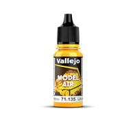 Vallejo Model Air Acrylic Paint, IJA Chrome Yellow, Matte Finish, Ideal for Airbrushing, Miniatures and Models, 17 ml