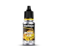 Vallejo Model Air 17 ml Acrylic Paint - Metallic Silver