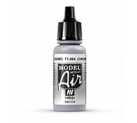Vallejo Model Air 17 ml Acrylic Paint - Metallic Chrome
