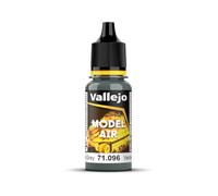 Vallejo Model Air Acrylic Paint, Olive Grey Matte Finish for Airbrush, 18 ml Bottle with Dropper for Modeling and Miniatures