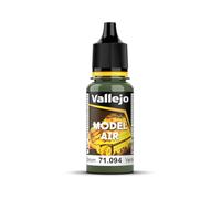 Vallejo Model Air Acrylic Paint, Water-Based, Matte Finish, Zinc Green, 18 ml Bottle with Dropper, Ideal for Airbrushing, Models and Miniatures