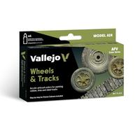 Vallejo Model Air AFV Set 71213 Wheels & Tracks (6)