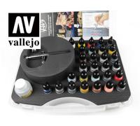 Vallejo Model Air Airbrush Set with Basic Colours