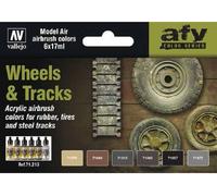 Vallejo Model Air Set - Wheels and Tracks