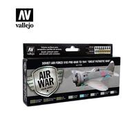 Acrylicos Vallejo "Soviet Air Force Vvs Pre-War to 1941 Great Patriotic War" Model Air Set