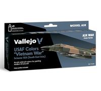 Vallejo Model Air USAF Set 71204 USAF Colors Vietnam War Scheme Sea (8)