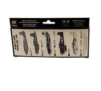 Vallejo Model Air USN Aircraft Acrylic Paint Set for Air Brush - Assorted Colours (Pack of 8), 17 ml, Blue