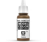 Vallejo Model Color 17 ml Acrylic Paint - Flat 17 (Pack of 1), Earth
