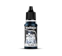 Vallejo Model Color 17 ml Acrylic Paint - Metallic Gunmetal Blue