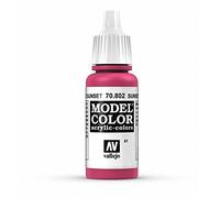 Val802 - Av Vallejo Model Color 17ml - Sunset Red