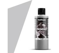 Vallejo Model Color 200 ml Acrylic Polyurethane Primer - Grey Packaging may vary