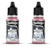 Vallejo Model Color Acrylic Paint, Antique Pink, 18 ml, Self-Leveling Formula, BSL System for Modeling and Miniatures (Pack of 2)